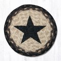 Capitol Importing Co 7 x 7 in Black Star Printed Round Swatch 79313BS